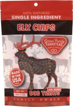 Gaines Family Dog 4oz Elk Chips