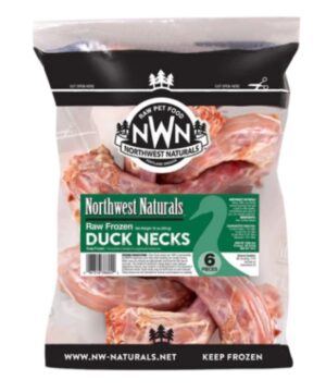 Northwest Naturals Frozen Raw Duck Necks (6 count)