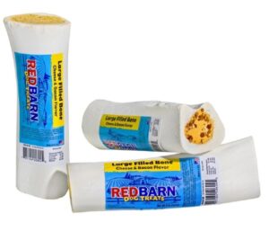 REDBARN NATURALS FILLED BONE BACON/CHEESE LARGE