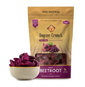 Dogsee Crunch Beetroot: Freeze-Dried Beet Dog Treats