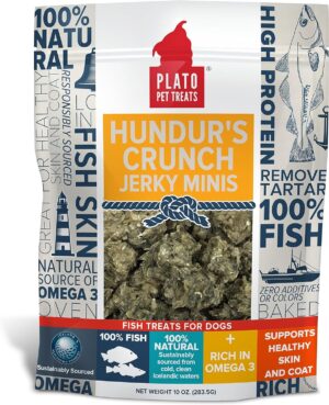 PLATO Hundur's Crunch Jerky Minis 10oz