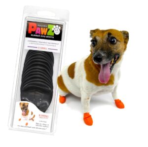 Pawz Waterproof Dog Boots Black Extra Small 12 pack