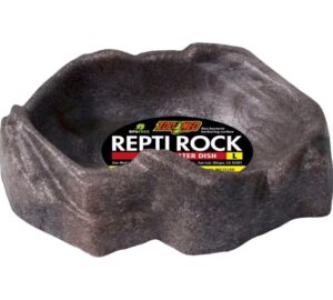 REPTI ROCK REPTILE WATER DISH LG