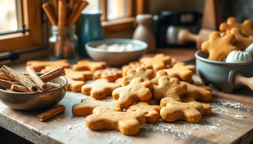 Homemade Dog Treats with Cinnamon