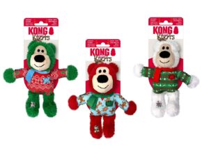 KONG Holiday Wild Knots Bear Assorted Sm/Md