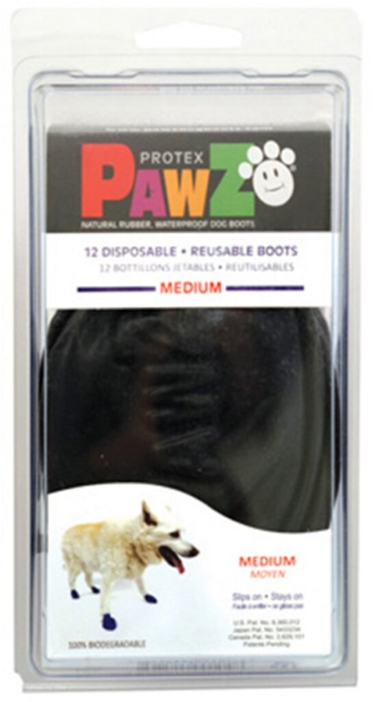 Pawz Dog Boots Black Medium