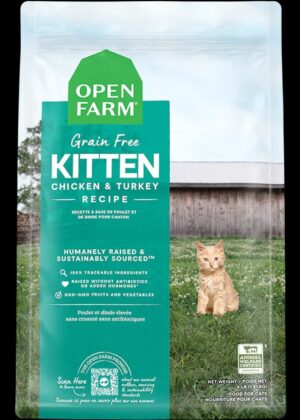 Open Farm Cat Grain-Free Kitten Recipe Dry Cat Food 4LB