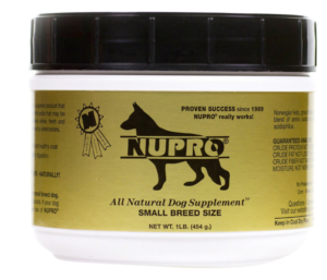 Nupro ALL NATURAL DOG SUPPLEMENT SMALL BREED 1 LB