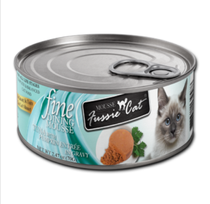 FUSSIE CAT FINE DINING CANS | TUNA WITH PUMPKIN MOUSSE 2.47 OZ