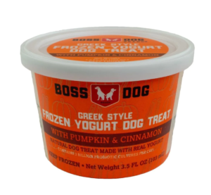 Boss Dog Frozen Yogurt Pumpkin & Cinnamon 3.5z FROZEN