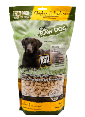 OC Raw Dog Freeze Dried Meaty Rox - Chicken & Produce