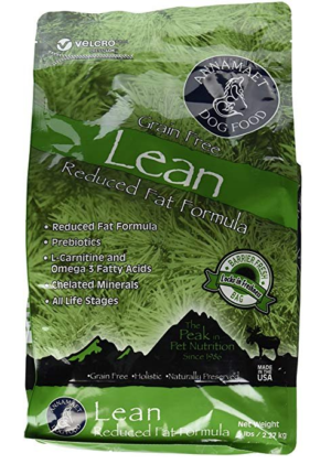 Annamaet Dog Food - Lean Reduced Fat Formula 5lbs