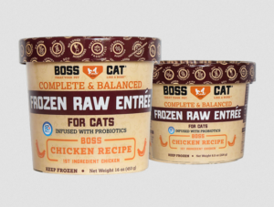 BOSS DOG FROZEN RAW CAT FOOD | CHICKEN RECIPE 8 OZ