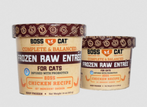 BOSS DOG FROZEN RAW CAT FOOD | CHICKEN RECIPE 16 OZ