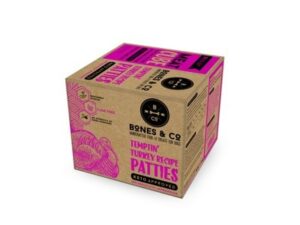 Bones & Co Raw Frozen Keto Formula Turkey Patties 18lb