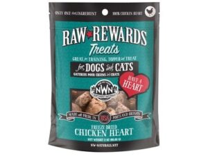 NORTHWEST NATURALS RAW REWARDS TREATS | CHICKEN HEART 3 OZ