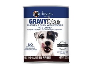 DAVE'S DOG GRAIN FREE GRAVYLICIOUS CHICKEN AND DUCK 12OZ