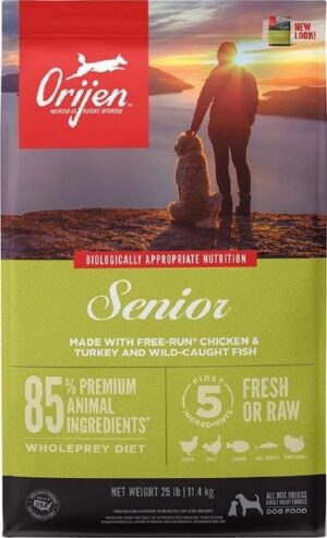 Orijen Grain Free Senior, Dry Dog Food, 23.5lb