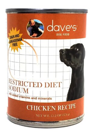 Dave's Restricted Diet Sodium Chicken Recipe 13.2 Oz