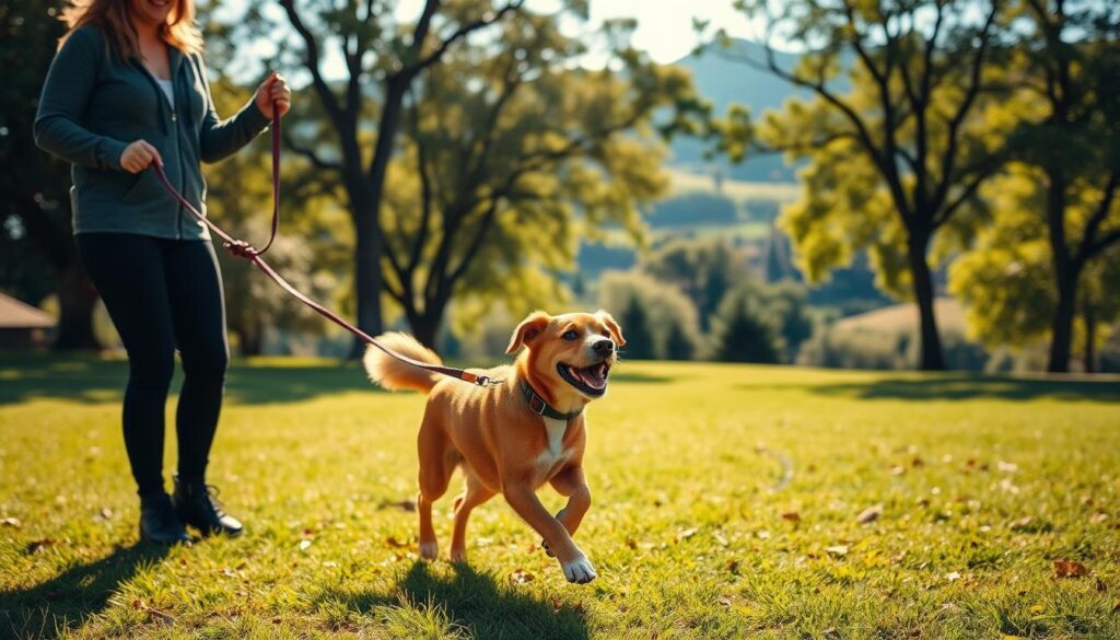 transitioning to off-leash training