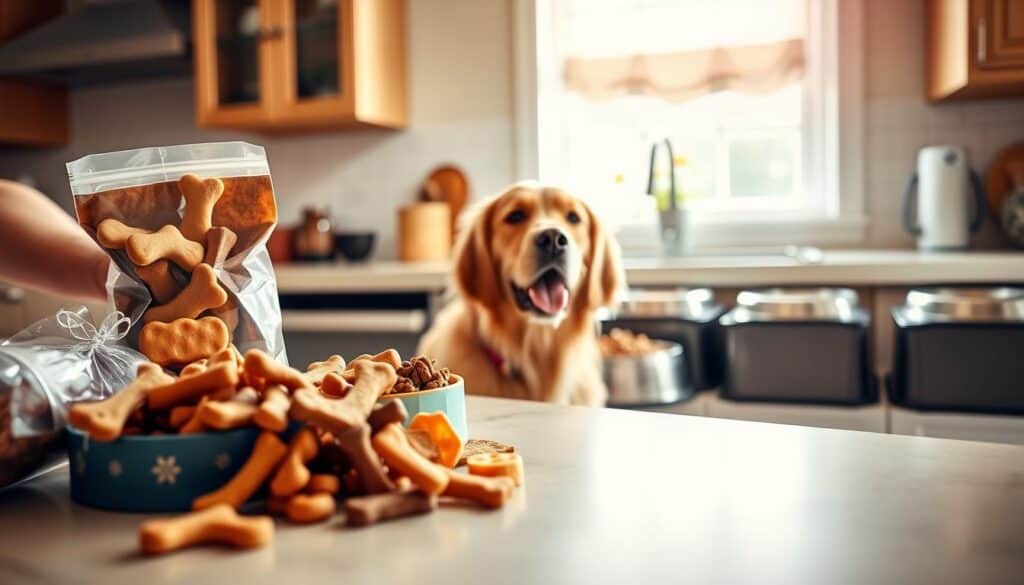 Treats in dog diet